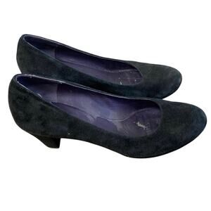 Steve Madden Black Suede Heels Sz 8.5